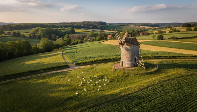 Windmill Countryside Free Windmill Countryside Serenity Image - Windmill, Countryside ...