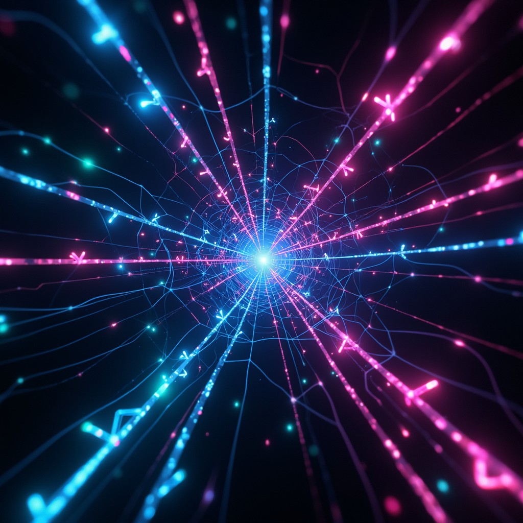 Free Neon Data Explosion Image - Cyberpunk, Neon, Digital | Download at ...