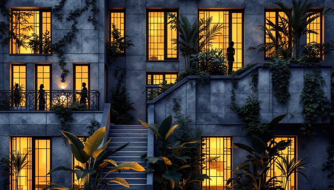 Free Glowing Estate Windows Image - Windows, Estate, Twilight ...