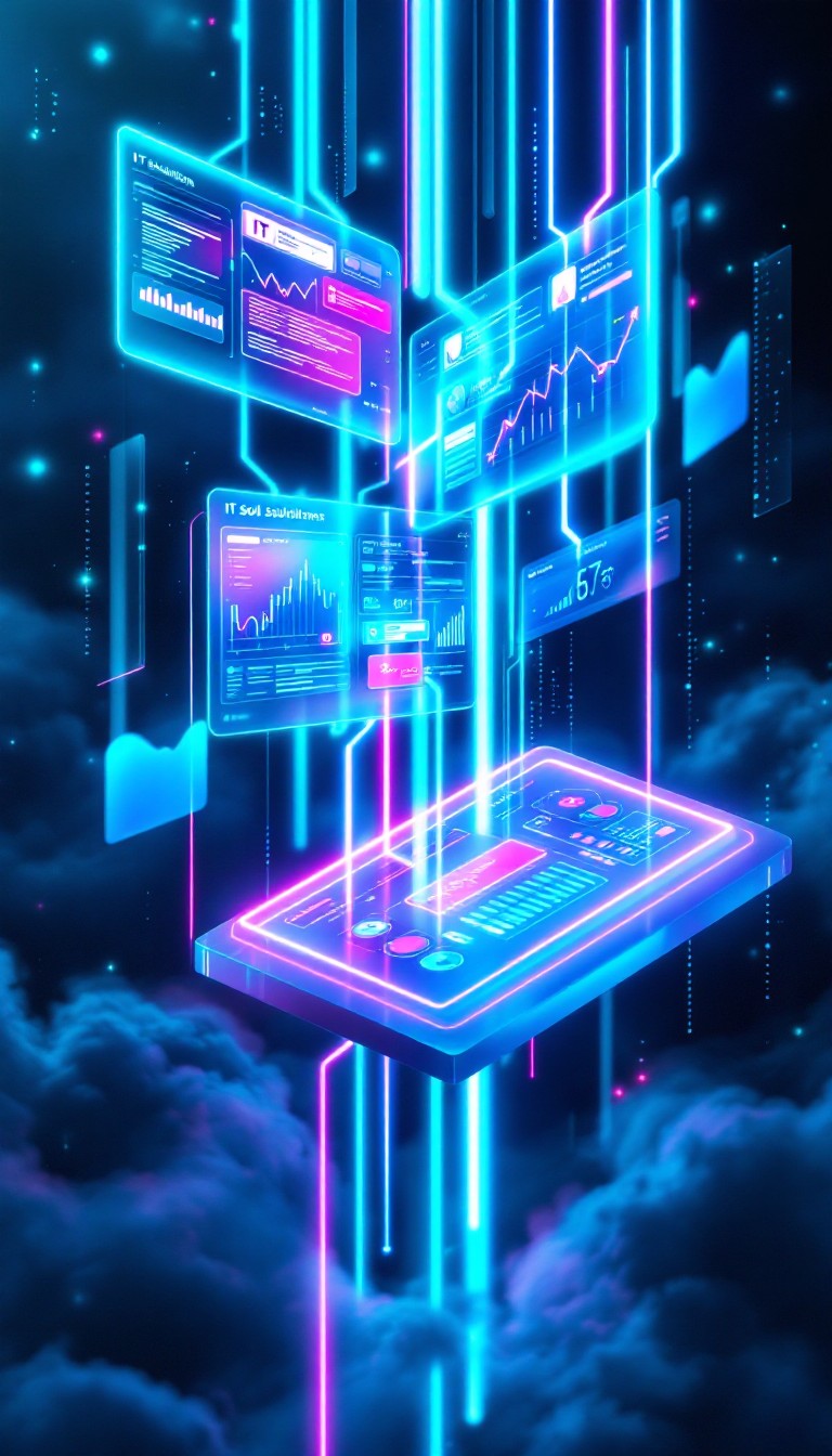 Free Future Tech Rising Image - Cyberpunk, Holographic, Futuristic ...