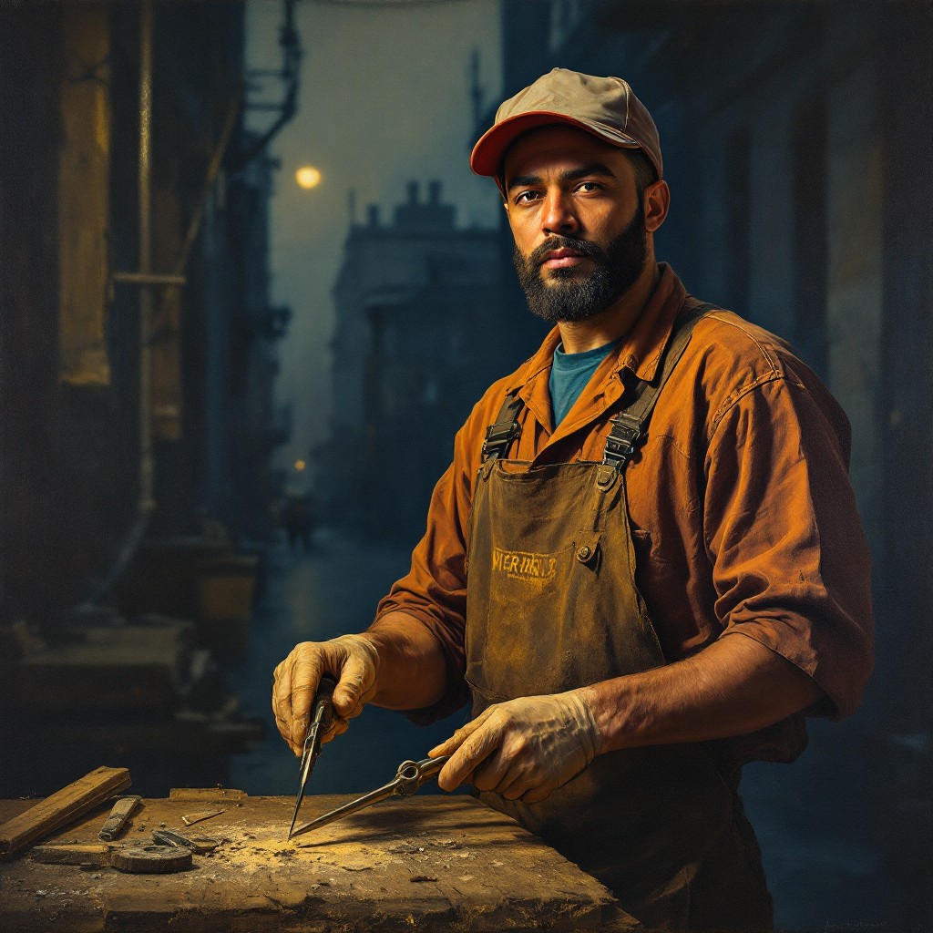 Free Dignified Worker Portrait Image - Worker, Laborer, Portrait ...