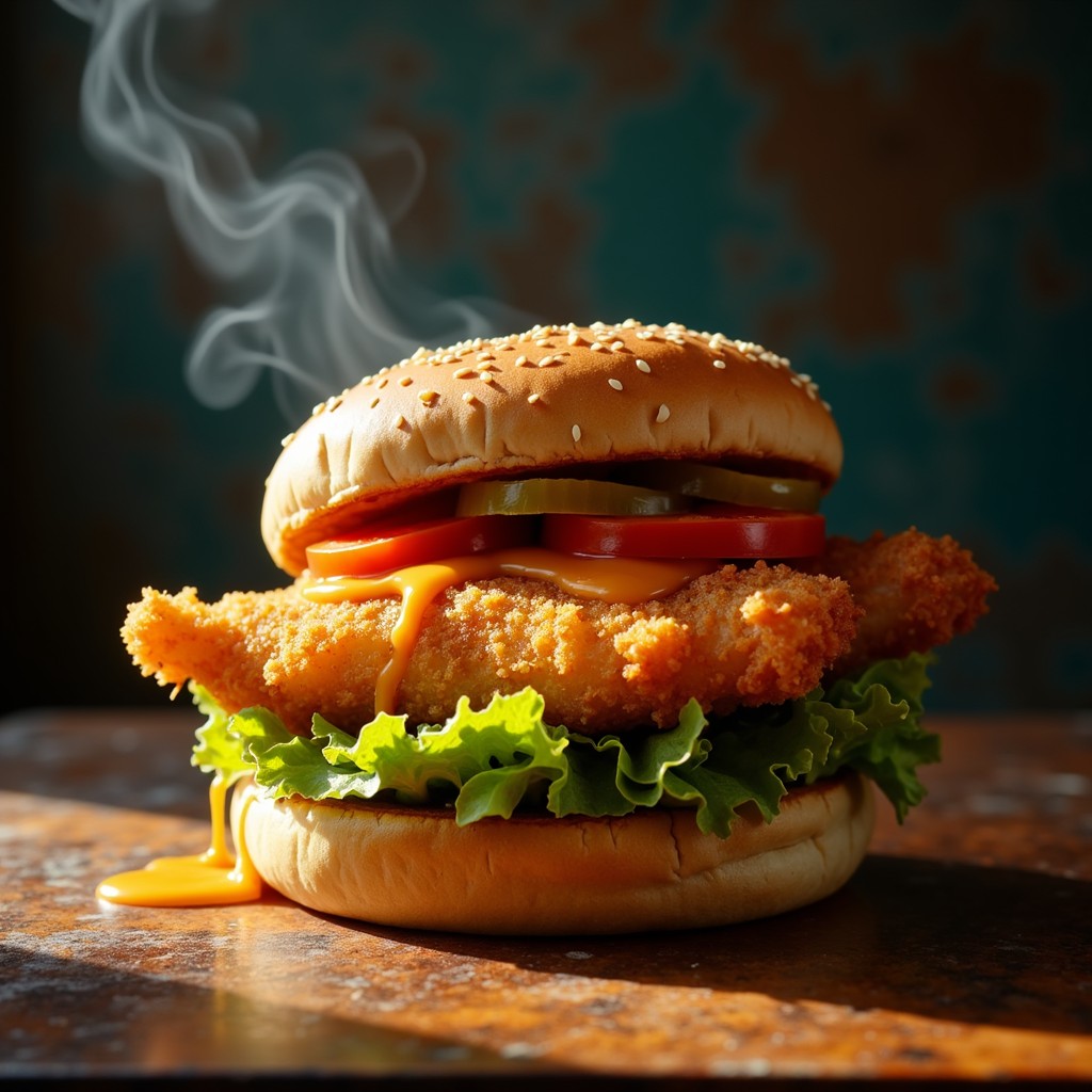 Free Crispy Fish Burger Image - Burger, Fish, Seafood | Download at ...