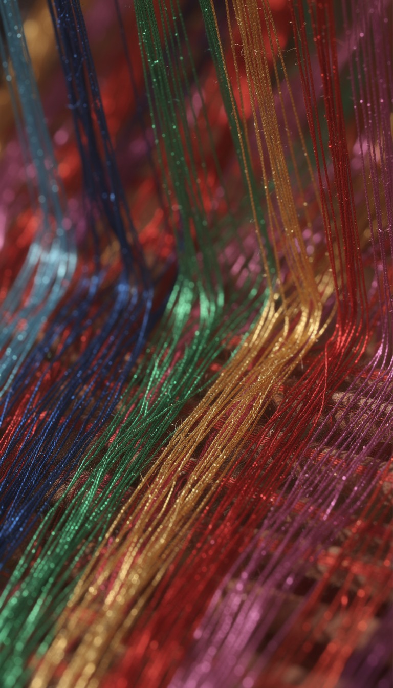 Tapestry Texture Thread Free Shimmering Thread Tapestry Image - Threads, Colorful, Shimmer ...