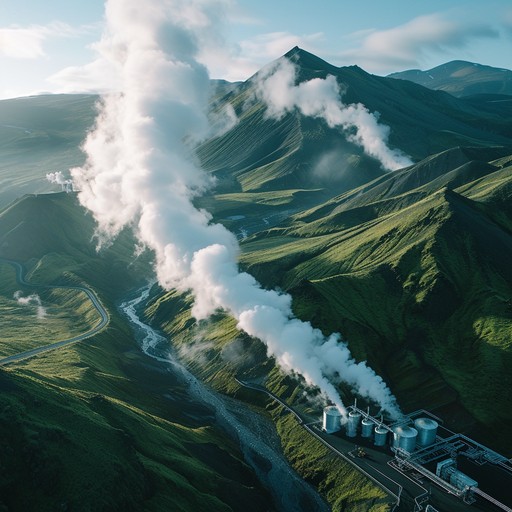 Free Geothermal Plant Hills Image - Geothermal, Energy, Green ...
