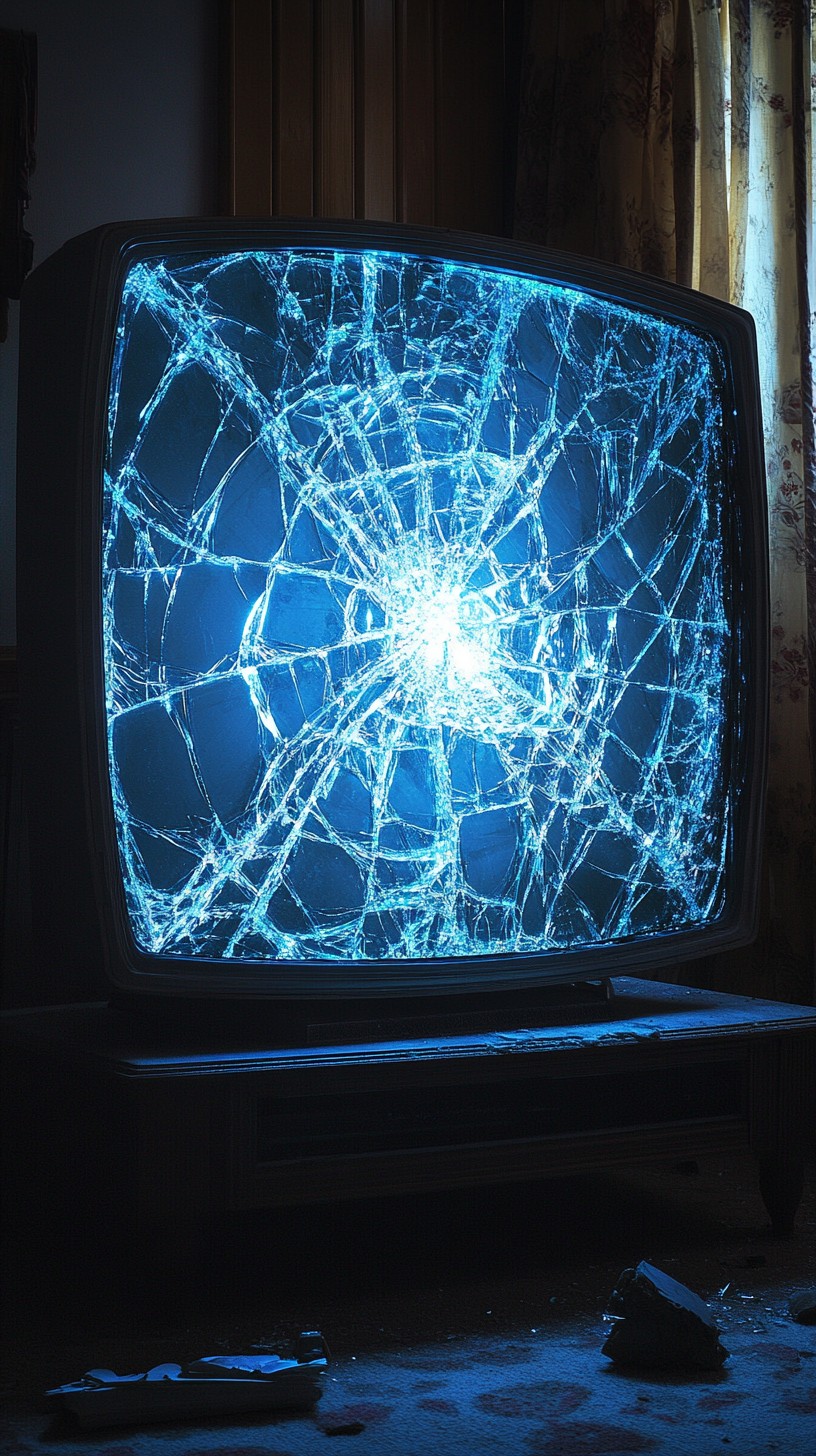 Led Screen Creck Video Free Cracked screen glowing Image - Television, Cracked, Glowing ...