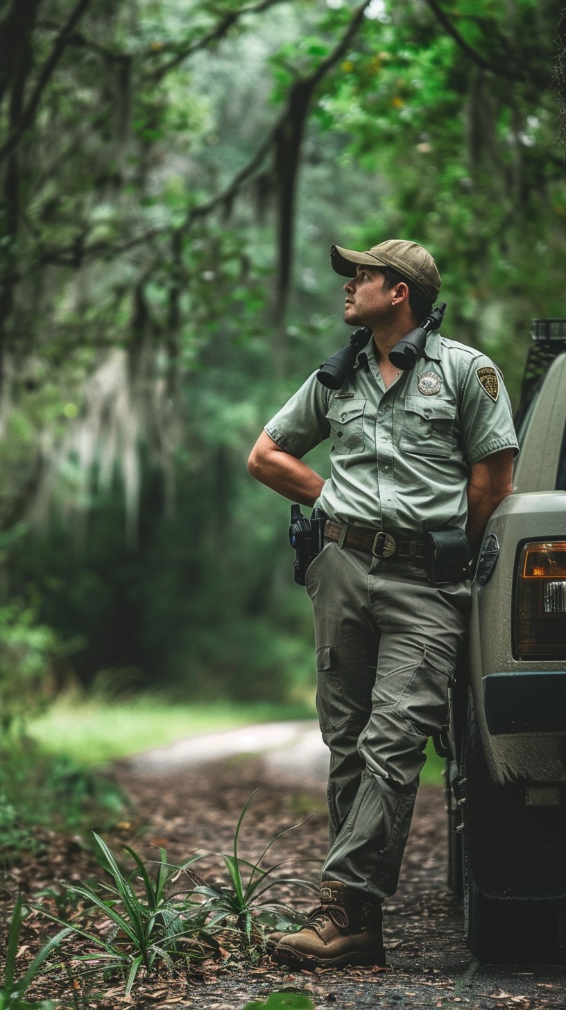 Nerd Forest Ranger Free Ranger in Woods Image - Ranger, Forest, Patrol | Download at StockCake