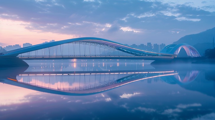 Free Serene Bridge Twilight Image - Bridge, Twilight, Dawn | Download ...
