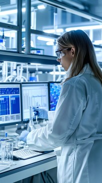 Free Scientist Analyzing Data Image - Scientist, Laboratory, Technology ...