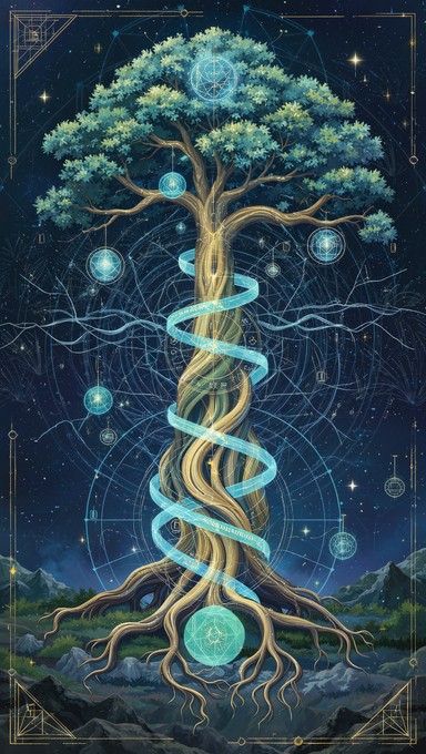 Free Cosmic Tree Majesty Image - Tree, Cosmic, Fantasy | Download at ...