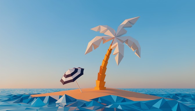 Free Low-poly Ocean Sunrise Image - Sunrise, Beach, 3d | Download at ...