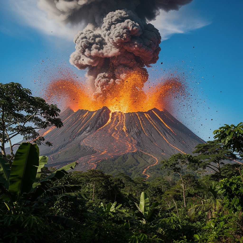 Free Nature's Explosive Power Image - Volcano, Eruption, Lava ...