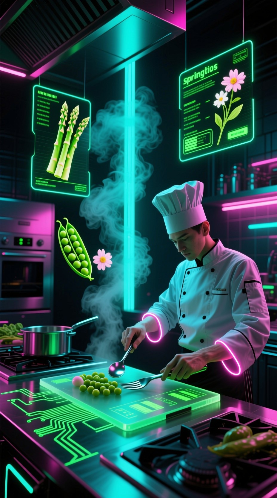 Free Cyberpunk Chef Cooking Image - Cyberpunk, Chef, Cooking | Download ...