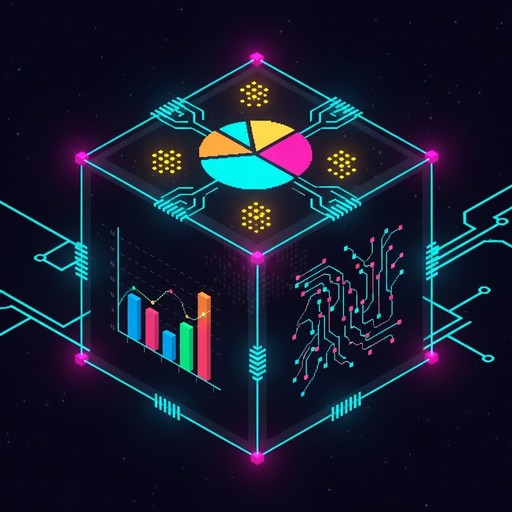 Drawing Data Cubes Free Neon Data Cube Image | Download at StockCake