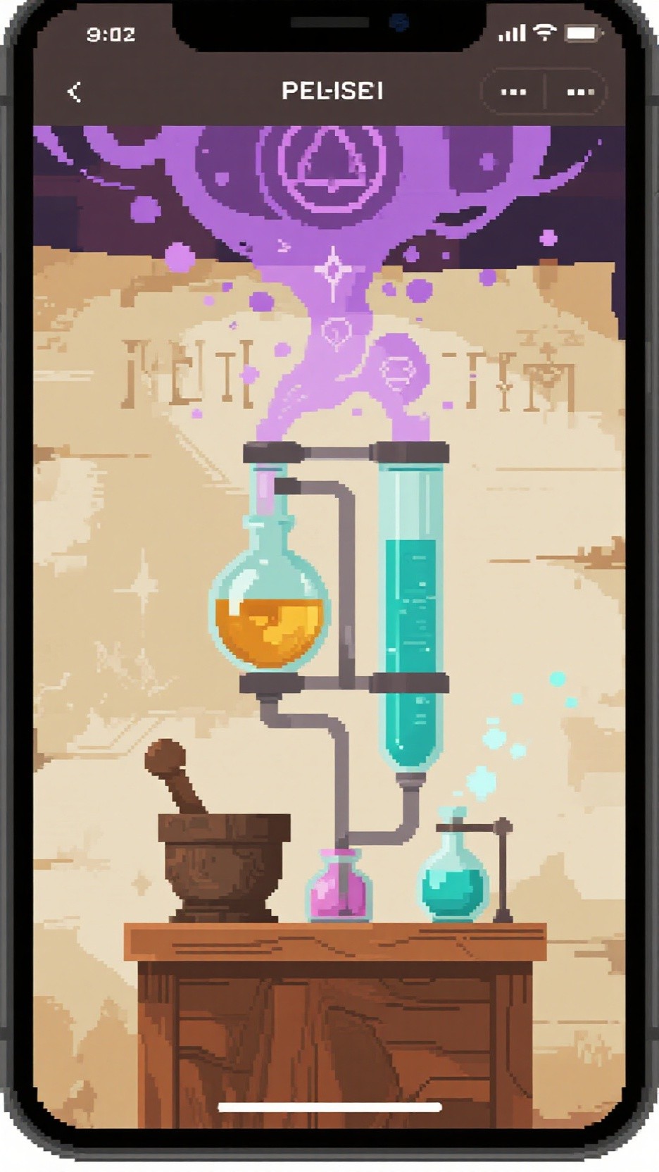 Free Mystical Alchemy Laboratory Image - Alchemy, Pixelart, Potion ...