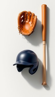 Free Baseball Essentials Display Image - Baseball, Bat, Glove ...
