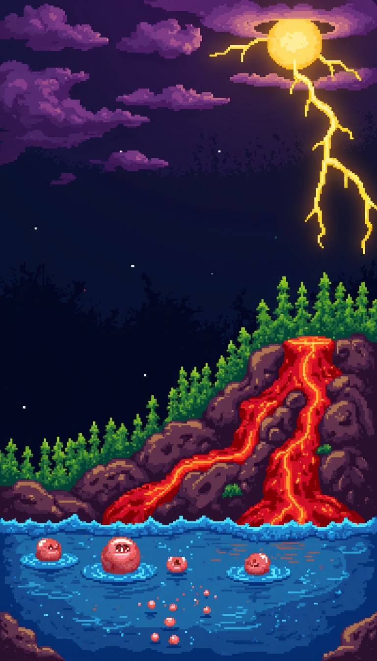 Free Primordial Pixel Genesis Image - Primordial, Volcanic, Evolution ...