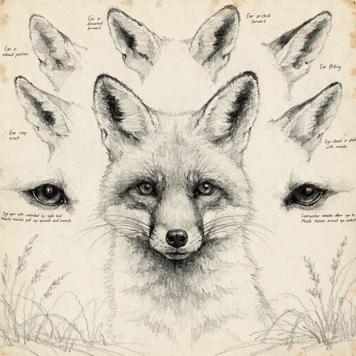 Graphitew Fox Free Fox Study Sketch Image - Fox, Sketch, Graphite | Download at StockCake