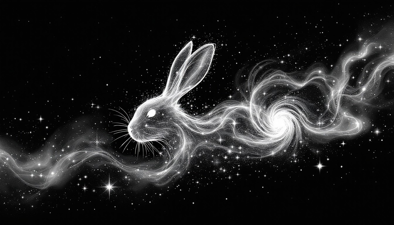 Free Cosmic Rabbit Constellation Image - Rabbit, Cosmic, Stars ...