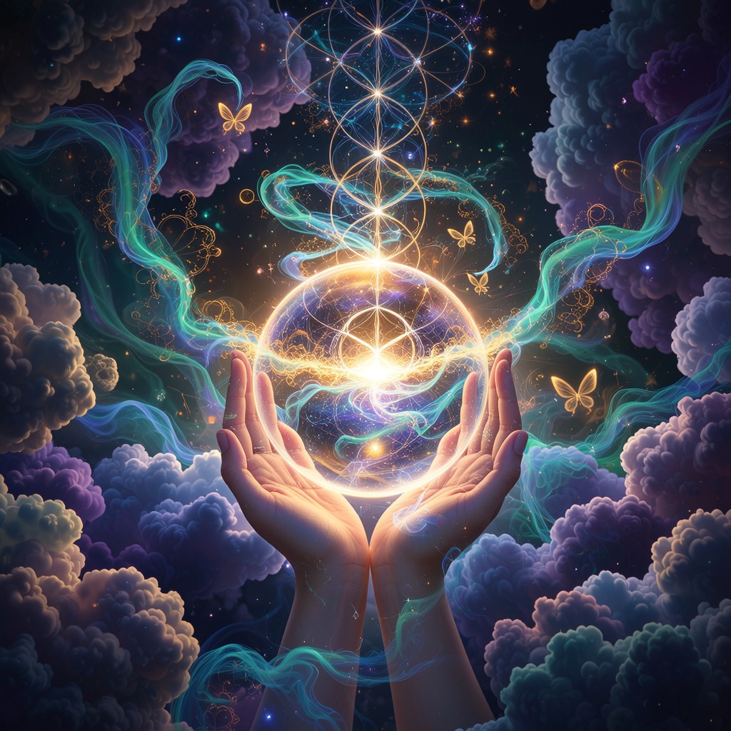Free Cosmic Creation Moment Image - Cosmic, Ethereal, Hands | Download ...