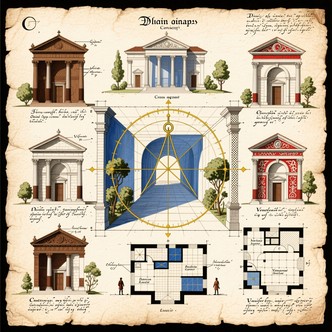 Free Renaissance Architectural Blueprint Image - Architecture ...