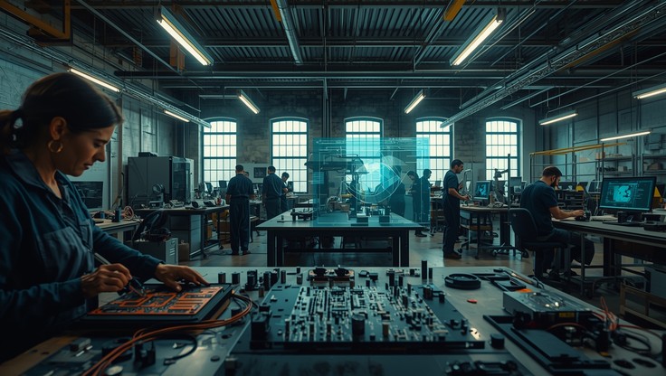 Technical Lab Engineering Free Technology Meets Craftsmanship Image | Download at StockCake