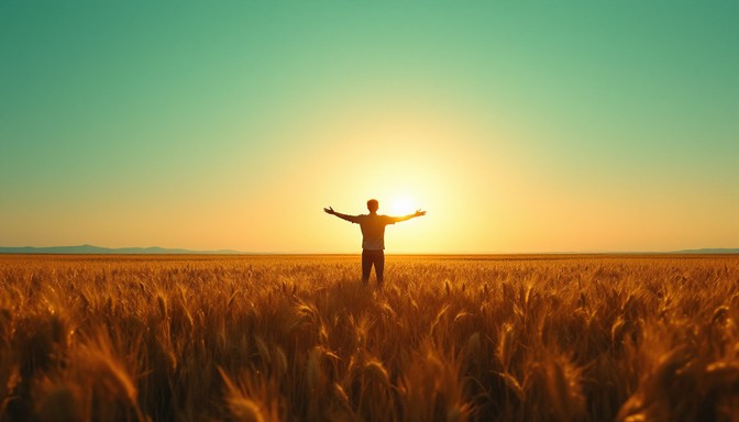 Free Embracing Golden Freedom Image - Freedom, Sunset, Wheat | Download ...