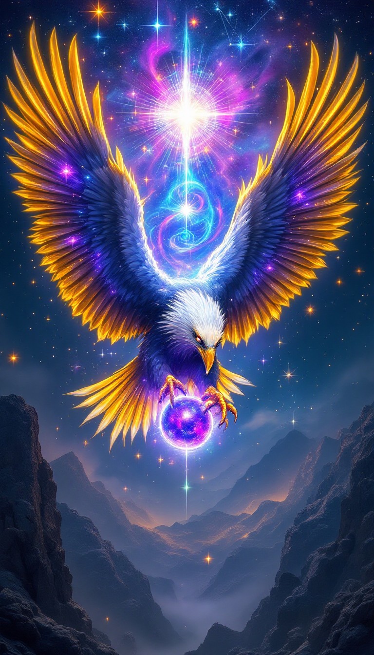 Free Cosmic Eagle Transformation Image - Eagle, Cosmic, Fantasy ...