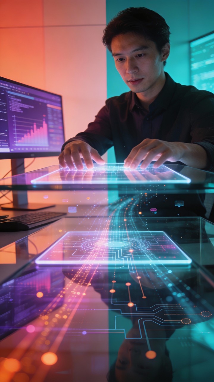 Free Future Technology Interface Image - Technology, Holographic ...