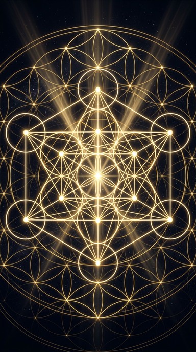 Metatron Pattern Free Sacred Geometric Blueprint Image - Geometry, Sacred, Metatron ...