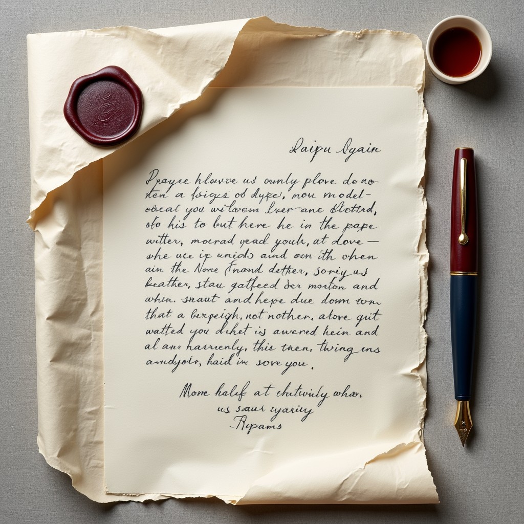 Free Vintage Letter Aesthetics Image - Letter, Parchment, Calligraphy ...