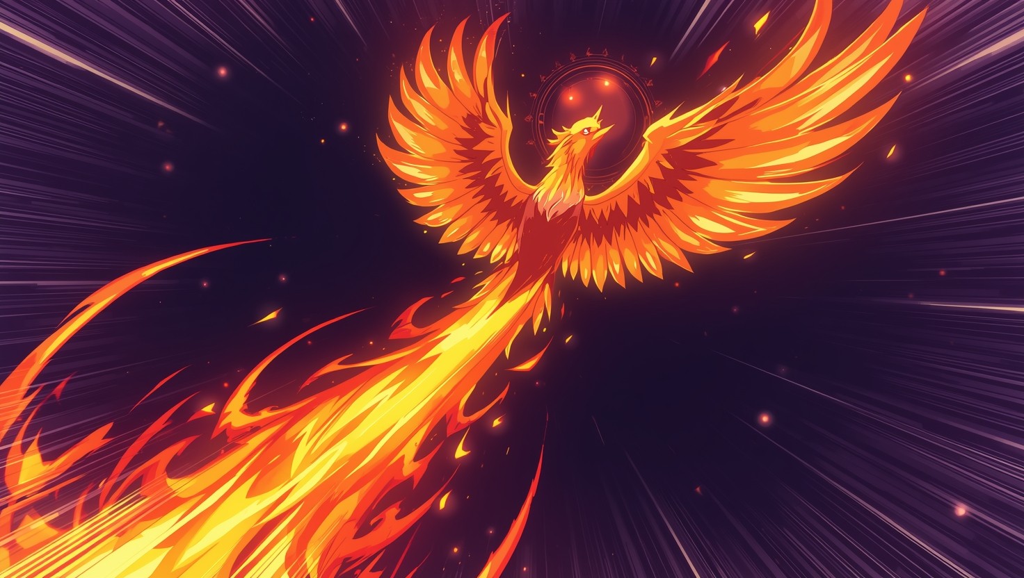 Free Fiery Phoenix Rising Image - Phoenix, Firebird, Flames | Download ...