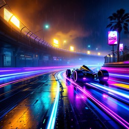 Free Neon Racing Night Image - Cyberpunk, Racing, Neon | Download at ...
