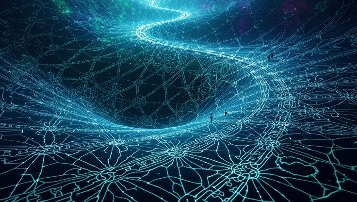 Free Glowing Infinity Pathway Image - Surreal, Geometric, Pathway ...