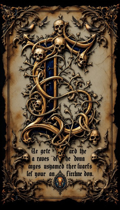 Free Raven's Gothic Manuscript Image - Gothic, Raven, Manuscript ...