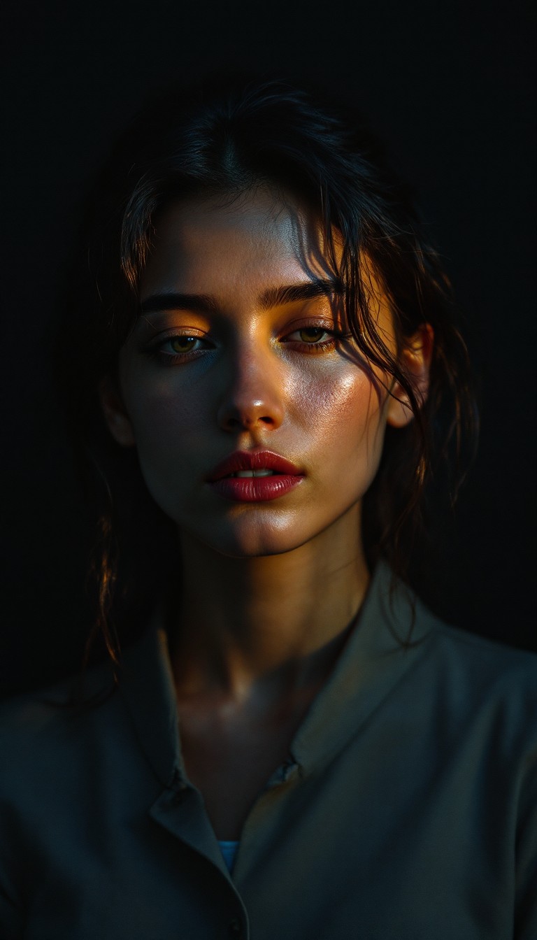 Free Dramatic Shadow Portrait Image - Cinematic, Dramatic, Moody ...
