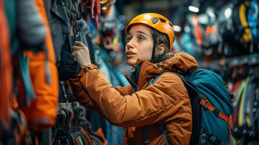 Free Climber Preparing Gear Image - Climbing, Climber, Gear | Download ...