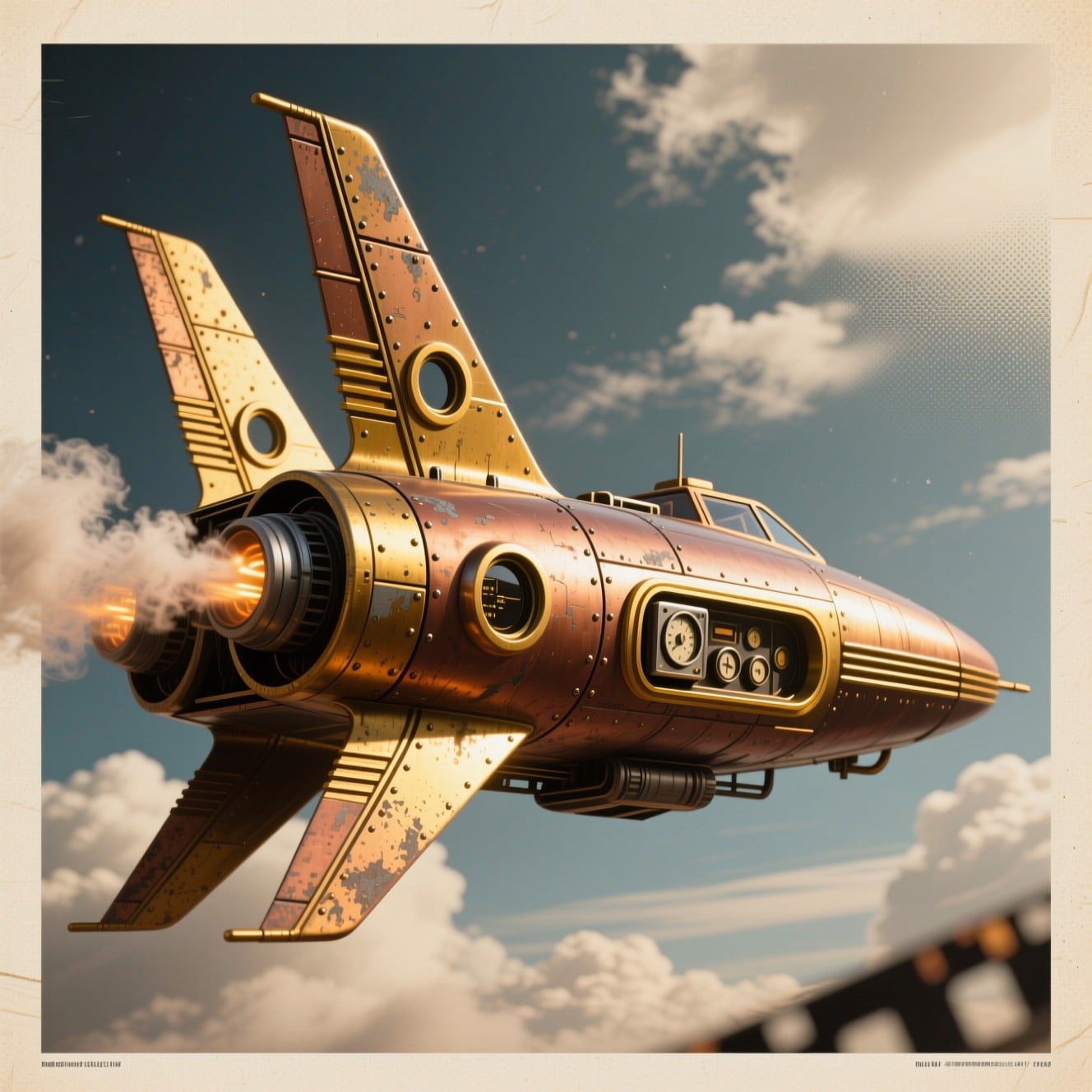 Free Vintage Rocket Ship Image - Spaceship, Retro, Vintage | Download ...