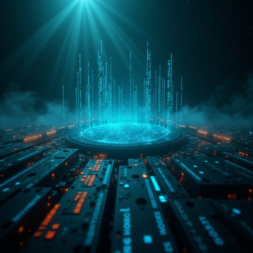 Free Holographic Code Corridor Image - Holographic, Code, Cyber ...