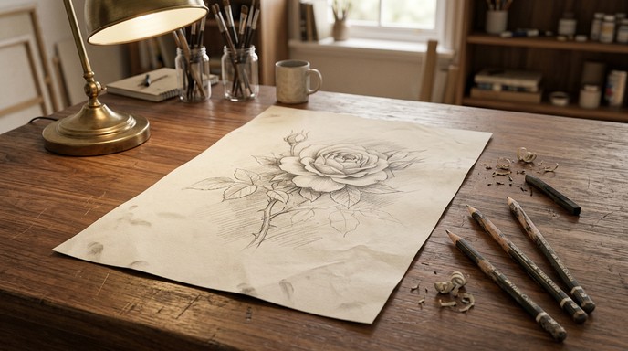 Download Graphite Botanist Sketch Stock Images for Free | StockCake