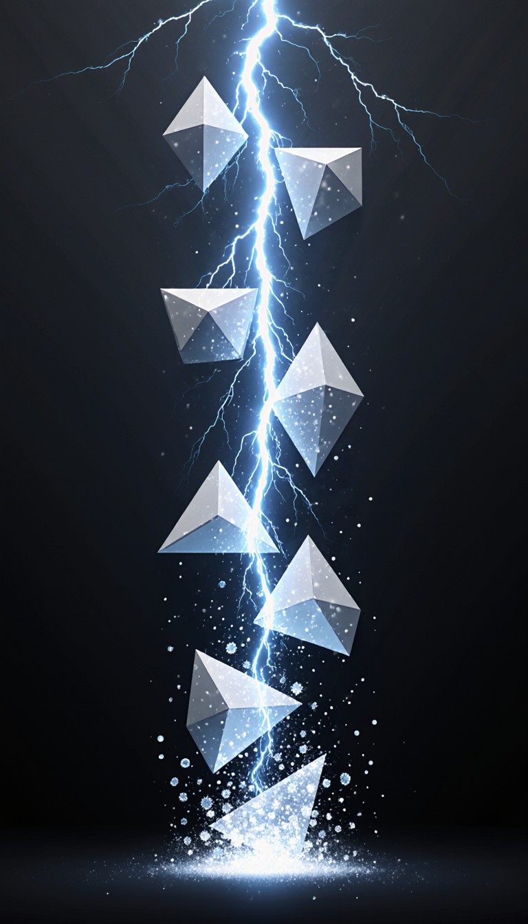 Free Geometric Lightning Strike Image - Lightning, Geometric, Energy ...