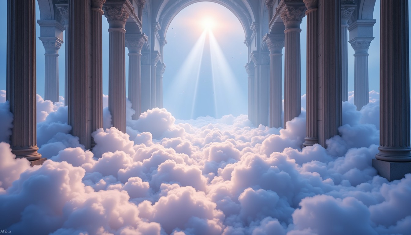 Celestial Ridge Free Celestial Column Pathway Image - Celestial, Columns, Clouds ...