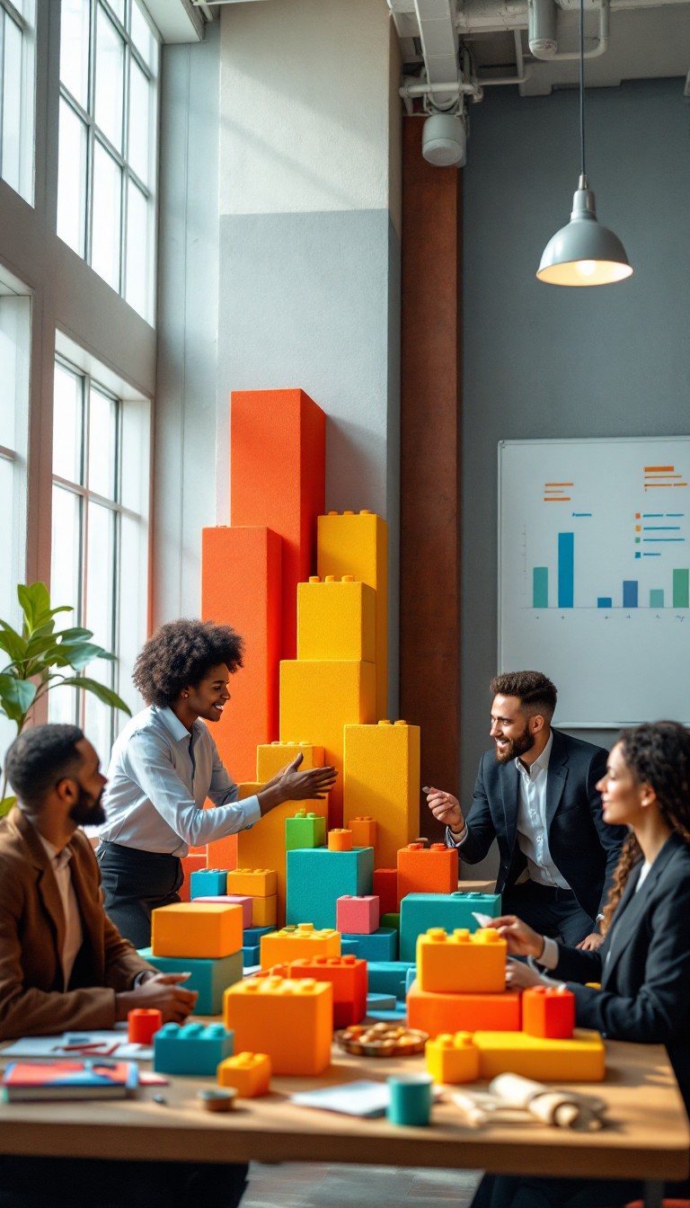 Free Building Growth Together Image - Teamwork, Collaboration, Business ...