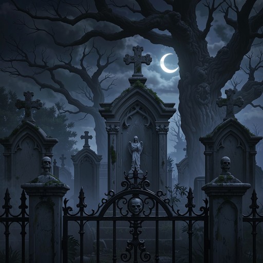 Free Gothic Cemetery Moonlight Photo - Cemetery, Gothic, Graveyard ...