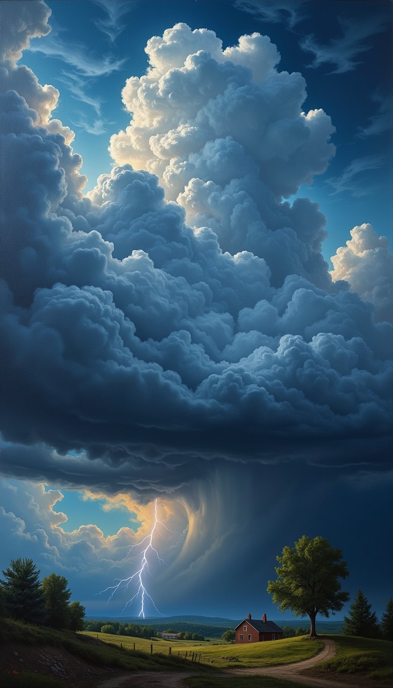 Free Dramatic Storm Scene Image - Storm, Lightning, Clouds | Download ...