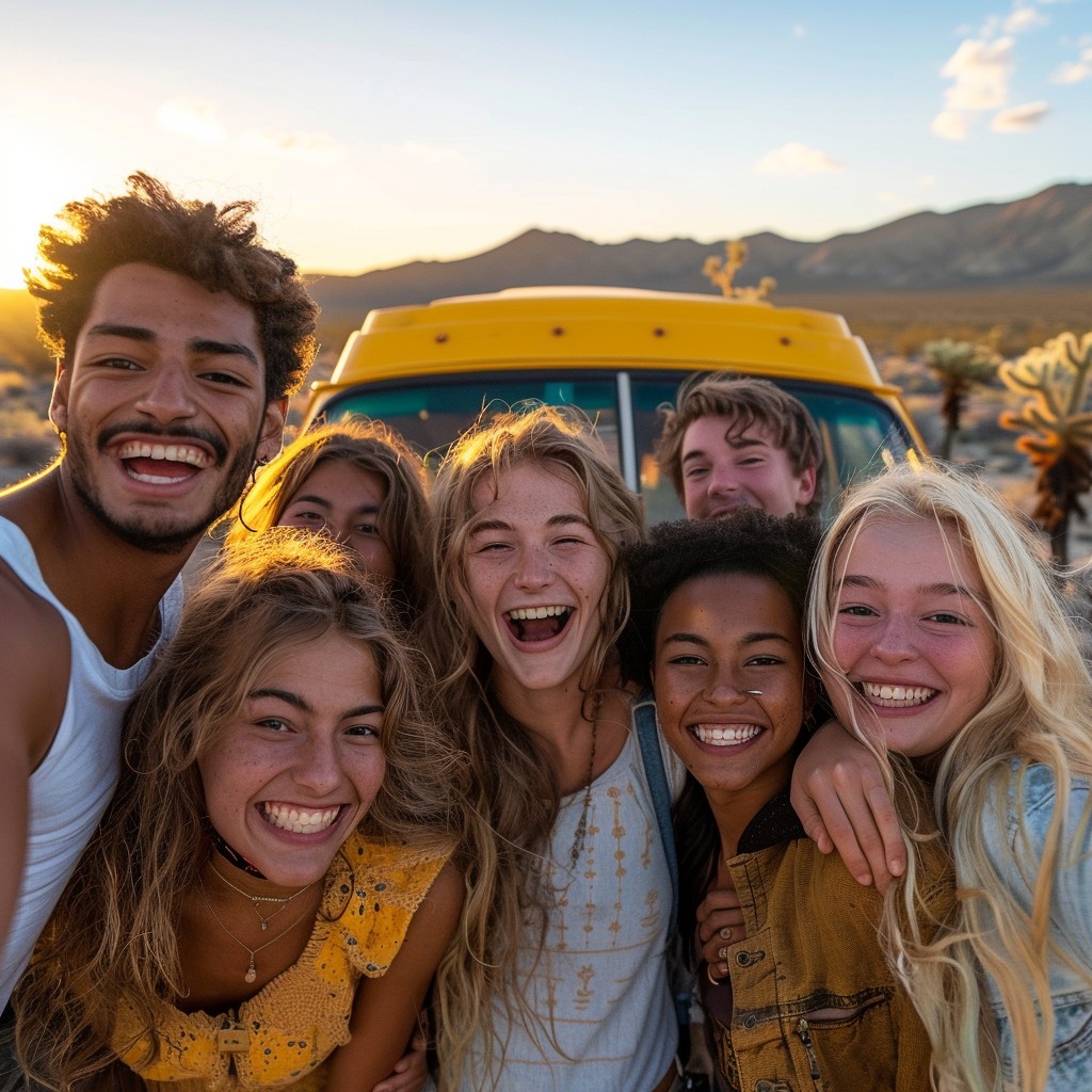 Friends Stock Inage Free Joyful Friends Outdoors Image - Friends, Sunset, Happiness ...