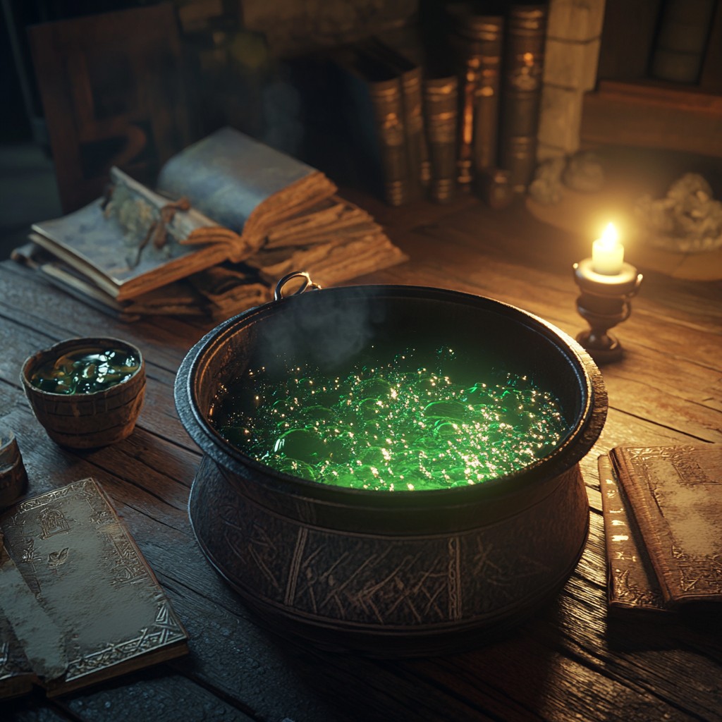 Free Mystical glowing cauldron Image - Cauldron, Magic, Potion ...