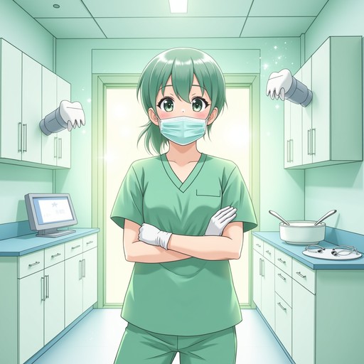 Free Anime Dental Character Image - Anime, Dentist, Mint | Download at ...