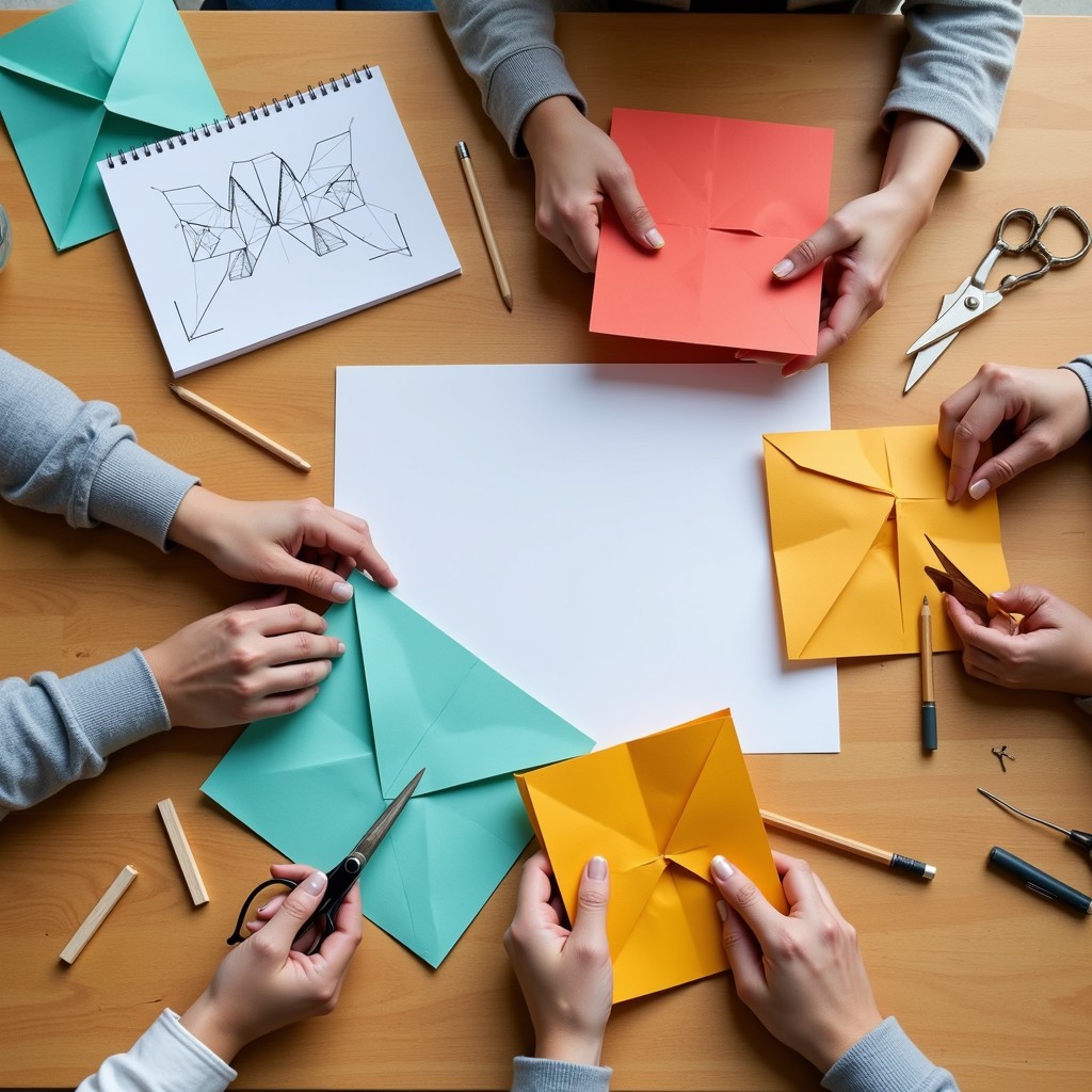 Free Colorful Crafting Tutorial Image - Origami, Crafting, Papercraft ...