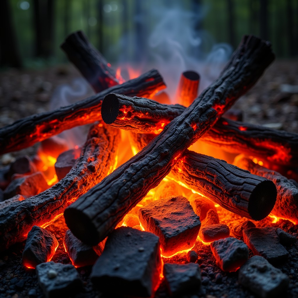 Free Glowing Ember Landscape Photo - Campfire, Embers, Glowing ...