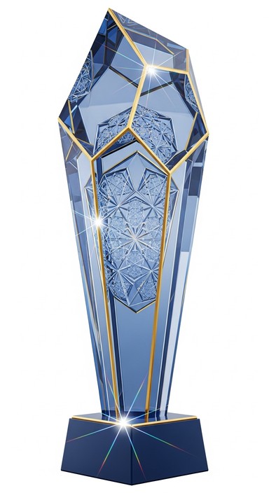 Trophy Blue Rays Free Blue Faceted Trophy Image - Trophy, Crystal, Blue | Download at ...